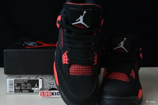 Rep TBK Jordan 4 Thunder CT8527-016 Red Air 0812